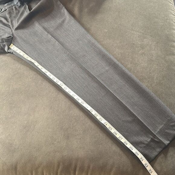 Men’s Perry Ellis Portfolio 2 Piece Gray Formal Suit Size 44 Jacket 36 Pants - Picture 11 of 15